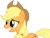 Size: 2316x1764 | Tagged: safe, applejack, earth pony, pony, simple background, smiling, transparent background, vector