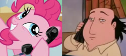 Size: 680x308 | Tagged: safe, pinkie pie, human, clothes, female, jay sherman, pink hair, the critic