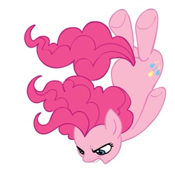 Size: 945x945 | Tagged: safe, artist:megasweet, pinkie pie, earth pony, pony, female, mare, pink coat, pink mane, solo