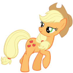 Size: 894x894 | Tagged: safe, applejack, earth pony, pony, female, mare, simple background, transparent background, vector