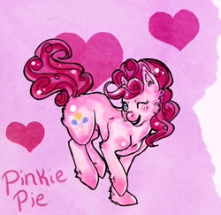 Size: 915x888 | Tagged: safe, artist:theasininecanine, pinkie pie, earth pony, pony, solo