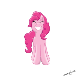 Size: 2000x2000 | Tagged: safe, artist:strachattack, pinkie pie, earth pony, pony, solo