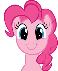 Size: 2297x2811 | Tagged: safe, artist:skitt-less, pinkie pie, earth pony, pony, simple background, transparent background, vector