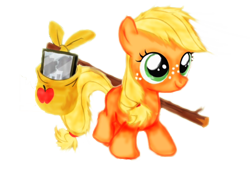 Size: 942x713 | Tagged: safe, artist:we3zle, applejack, earth pony, pony, cute, female, filly