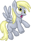 Size: 106x140 | Tagged: safe, artist:jamesmrusch, derpy hooves, pegasus, pony, female, mare, pixel art, solo