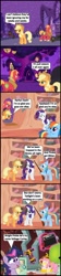 Size: 422x1891 | Tagged: safe, artist:bronybyexception, derpibooru import, applejack, big macintosh, pinkie pie, rainbow dash, rarity, twilight sparkle, earth pony, pegasus, pony, unicorn, beating a dead pony, car battery, gun, lever action rifle, male, rifle, stallion, weapon