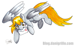 Size: 600x370 | Tagged: safe, artist:danigrillo, derpy hooves, pegasus, pony, female, mare