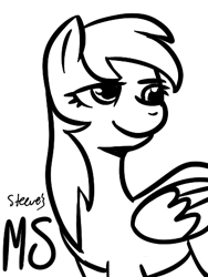 Size: 355x473 | Tagged: safe, artist:steeve, derpy hooves, pegasus, pony, female, mare, megasweet, style emulation