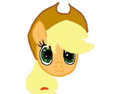 Size: 1024x768 | Tagged: safe, artist:applejack, applejack, earth pony, pony, blonde mane, female, gimp, mare, orange coat, solo