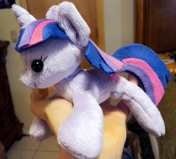 Size: 960x871 | Tagged: safe, artist:buttercupbabyppg, derpibooru import, twilight sparkle, beanie (plushie), hand, irl, photo, plushie, solo