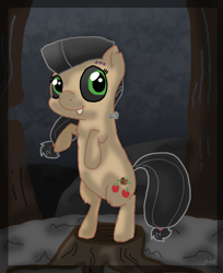 Size: 1136x1390 | Tagged: safe, artist:natalistudios, applejack, earth pony, pony, costume, female, frankenstein's monster, mare