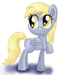 Size: 913x1105 | Tagged: safe, artist:kas-the-cat, derpy hooves, pegasus, pony, female, mare, solo, underp