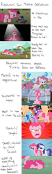 Size: 1120x3757 | Tagged: safe, pinkie pie, earth pony, pony, discussion, female, mare, pinkamena diane pie