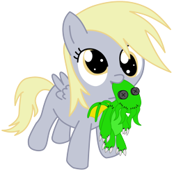 Size: 1738x1724 | Tagged: safe, artist:bloodey3, derpy hooves, pegasus, pony, cthulhu, female, mare