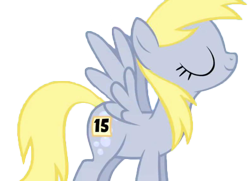 Size: 792x573 | Tagged: safe, artist:purpleweasel, derpy hooves, pegasus, pony, female, mare, simple background, transparent background, vector