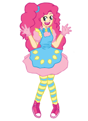 Size: 576x792 | Tagged: safe, artist:meu-of-m, pinkie pie, converse, humanized, shoes, solo