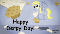 Size: 900x506 | Tagged: safe, derpy hooves, pegasus, pony, comic sans, derpy day, derpy day 2013, female, mare