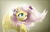 Size: 2769x1785 | Tagged: dead source, safe, artist:mlpanon, fluttershy, butterfly, pegasus, pony, cute, flower, flower in hair, shyabetes, solo, windswept mane