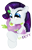 Size: 3233x5000 | Tagged: safe, artist:nicolaykoriagin, rarity, spike, dragon, pony, unicorn, shipping, sparity