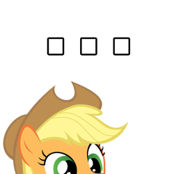 Size: 512x512 | Tagged: safe, applejack, earth pony, pony, pause, solo