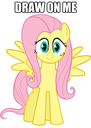 Size: 625x878 | Tagged: safe, fluttershy, pegasus, pony, draw on me, female, mare, ms paint, solo