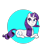 Size: 828x965 | Tagged: safe, artist:xxthatsmytypexx, rarity, pony, unicorn, female, mare, purple mane, smiling, solo, white coat