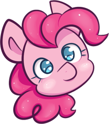 Size: 481x543 | Tagged: safe, artist:favouritefi, pinkie pie, earth pony, pony, colored pupils, cute, diapinkes, female, head only, heart eyes, simple background, solo, transparent background, wingding eyes