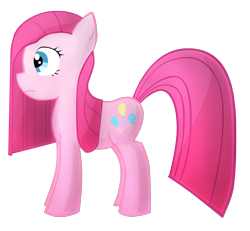 Size: 1024x946 | Tagged: safe, artist:hamcha, pinkie pie, earth pony, pony, female, mare, pink coat, pink mane, pinkamena diane pie, solo