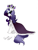 Size: 600x800 | Tagged: safe, artist:chappy, princess platinum, rarity, pony, unicorn, female, horn, mare, white coat