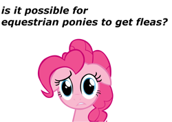 Size: 1080x769 | Tagged: safe, pinkie pie, earth pony, pony, solo, text