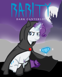 Size: 735x900 | Tagged: safe, artist:kadjule, rarity, pony, unicorn, cosplay, crossover, solo, thief (video game)