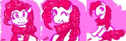 Size: 1709x563 | Tagged: safe, pinkie pie, earth pony, pony, female, mare, pink coat, pink mane, solo