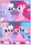 Size: 1741x2500 | Tagged: safe, artist:pyruvate, aloe, cloudchaser, pinkie pie, earth pony, pony, comic:the usual, aloechaser, blushing, comic, female, lesbian, lotuspie, shipping