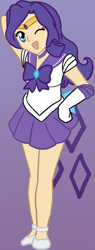 Size: 591x1552 | Tagged: safe, artist:cardcaptorkatara, rarity, clothes, humanized, sailor moon, sailor scout