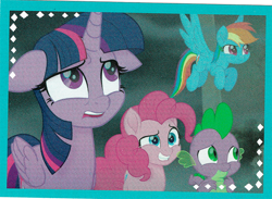 Size: 900x658 | Tagged: safe, derpibooru import, screencap, pinkie pie, rainbow dash, spike, twilight sparkle, twilight sparkle (alicorn), alicorn, dragon, earth pony, pegasus, pony, my little pony: the movie