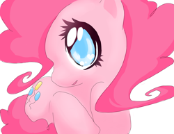 Size: 5838x4503 | Tagged: safe, artist:raimbownyan, pinkie pie, earth pony, pony, absurd resolution, colored pupils, cute, diapinkes, female, heart eyes, mare, simple background, solo, white background, wingding eyes