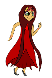 Size: 516x773 | Tagged: artist needed, safe, sunset shimmer, equestria girls, god tier, hero of time, homestuck, solo, sylph of time