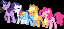 Size: 1024x466 | Tagged: safe, artist:sneezefetishponies, derpibooru import, applejack, pinkie pie, rainbow dash, rarity, twilight sparkle, twilight sparkle (alicorn), alicorn, earth pony, pegasus, pony, unicorn, female, group, mane six, mare, sneezing, sneezing fetish, spray