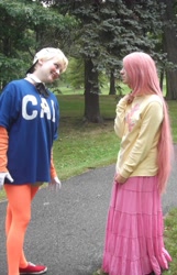 Size: 2759x4285 | Tagged: safe, fluttershy, human, cosplay, homestuck, irl, irl human, lil' cal, photo