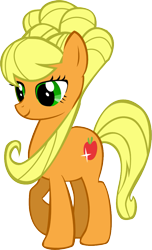 Size: 631x1035 | Tagged: safe, artist:superelectrogirl98, applejack, earth pony, pony, parallel equestria, parallel universe, simple background, transparent background, vector