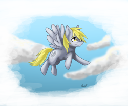 Size: 2458x2048 | Tagged: safe, artist:quiell, derpy hooves, pegasus, pony, female, mare, solo