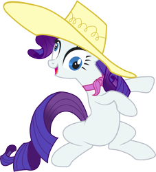 Size: 7332x8070 | Tagged: safe, artist:loboguerrero, rarity, pony, unicorn, absurd resolution, derp, hat, simple background, transparent background, vector