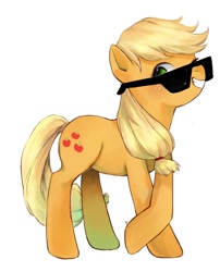 Size: 724x896 | Tagged: safe, artist:s2holic, applejack, earth pony, pony, female, mare, sunglasses, swag