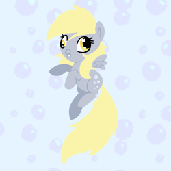 Size: 2000x2000 | Tagged: safe, artist:robynne, derpy hooves, bubble, cute, solo