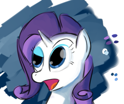 Size: 681x571 | Tagged: safe, artist:tggeko, rarity, pony, unicorn, female, horn, mare, white coat