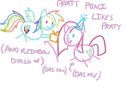 Size: 4532x3156 | Tagged: safe, artist:pinkamenaspy, derpibooru import, pinkie pie, rainbow dash, earth pony, pegasus, pony, blue coat, duo, duo female, female, mare, multicolored mane, pink coat, pink mane, wings