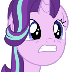 Size: 3247x3375 | Tagged: safe, artist:sketchmcreations, starlight glimmer, pony, unicorn, to where and back again, desperate, gritted teeth, simple background, solo, transparent background, vector