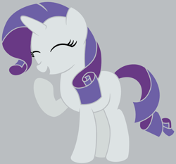 Size: 1074x1000 | Tagged: safe, artist:hankovich, rarity, pony, unicorn, happy, minimalist, solo