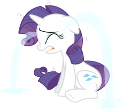 Size: 4000x3527 | Tagged: safe, artist:stardustxiii, rarity, pony, unicorn, crying, ocular gushers, sad, simple background, sitting, solo, transparent background, vector