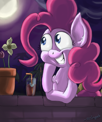 Size: 641x765 | Tagged: safe, artist:scrimpeh, pinkie pie, earth pony, pony, solo